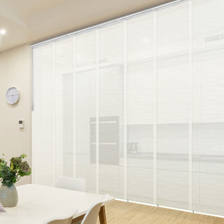Malia 7-Panel Track Extendable Vertical Blinds 110-153"W