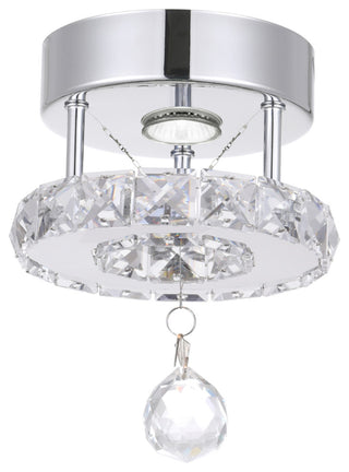 Ring LED Flush Mount With Chrome Finish