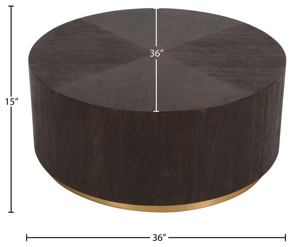 Nile Oak Coffee Table, Brown