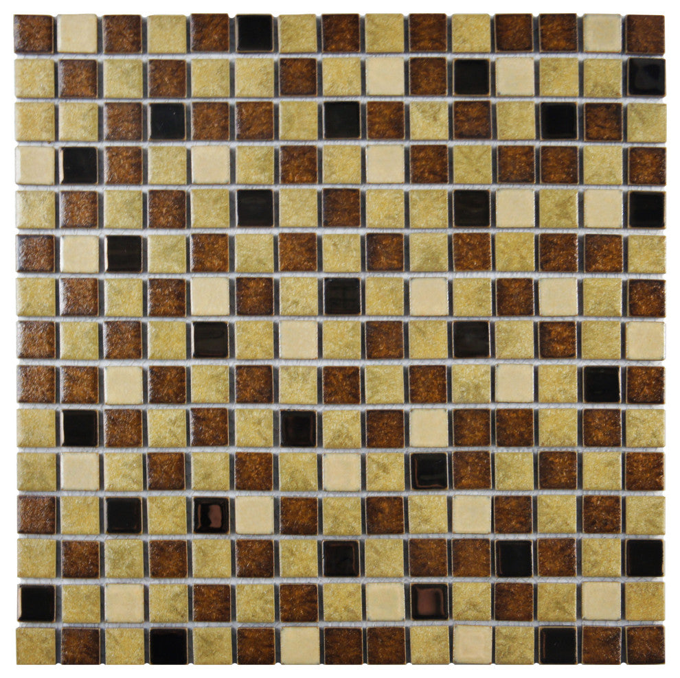 Metal Multi Beige Porcelain Floor and Wall Tile