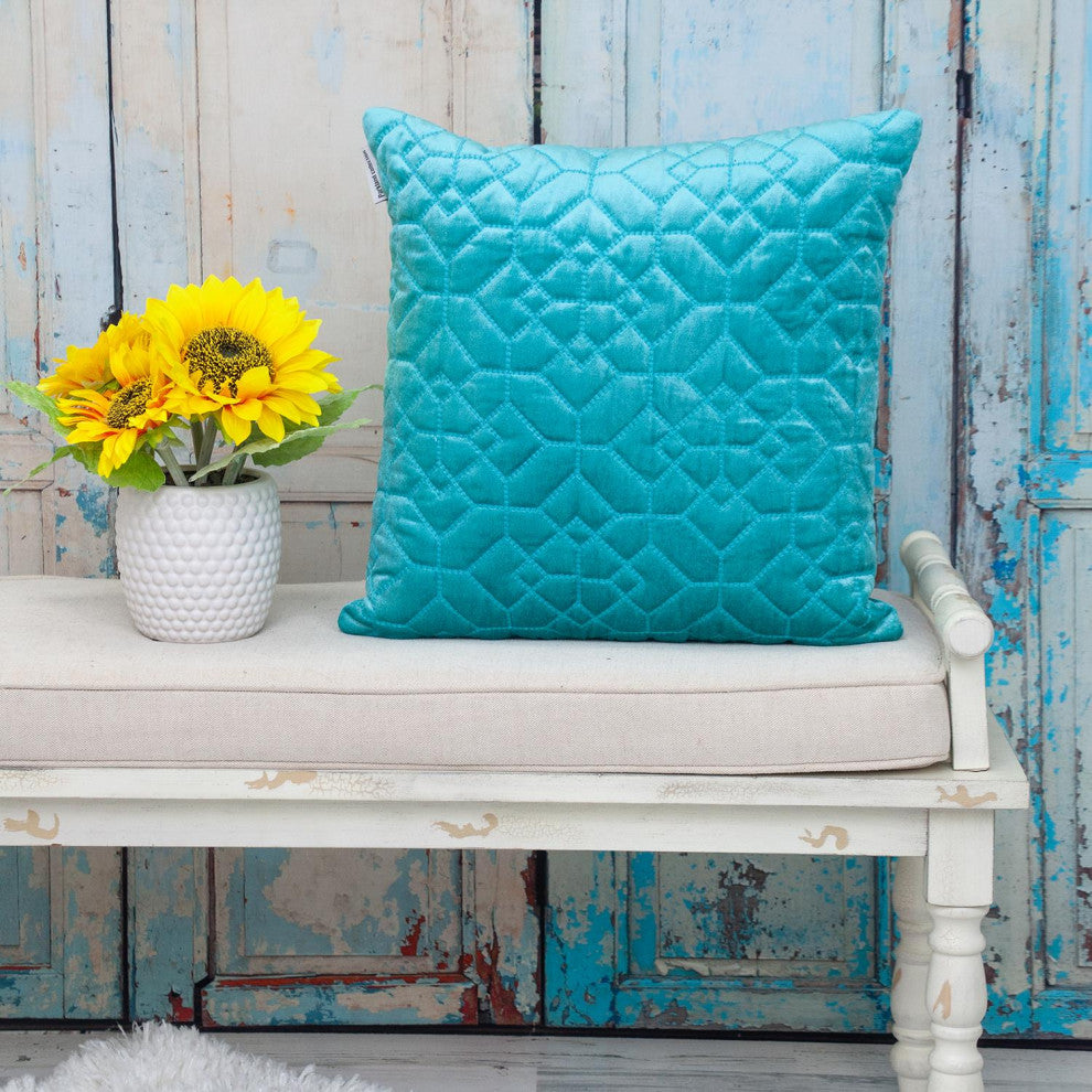 Parkland Collection Sora Aqua Throw Pillow