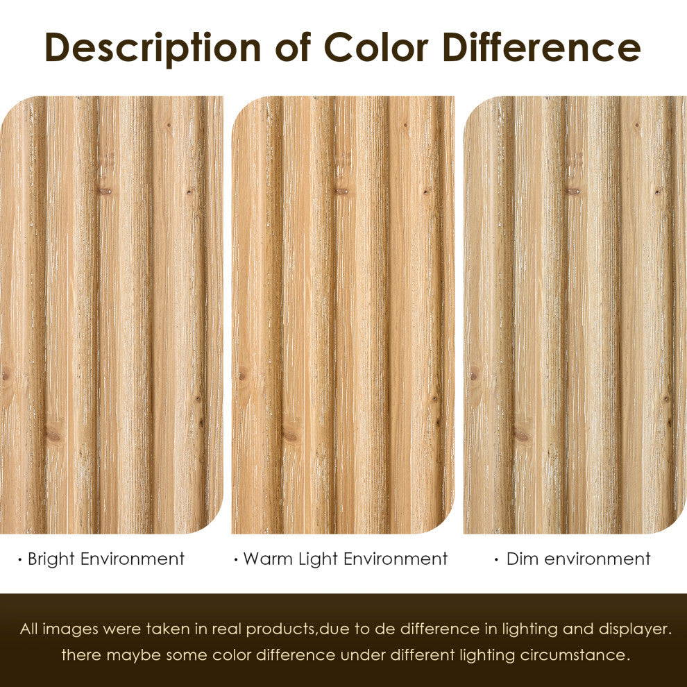 Sierra Bathroom Vanity, Washed Light Brown, 48inch, Without Mirror