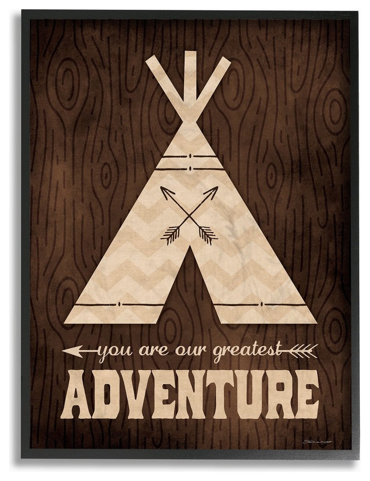 Stupell Ind. You Are Our Greatest Adventurer Framed Giclee, 16"x20"