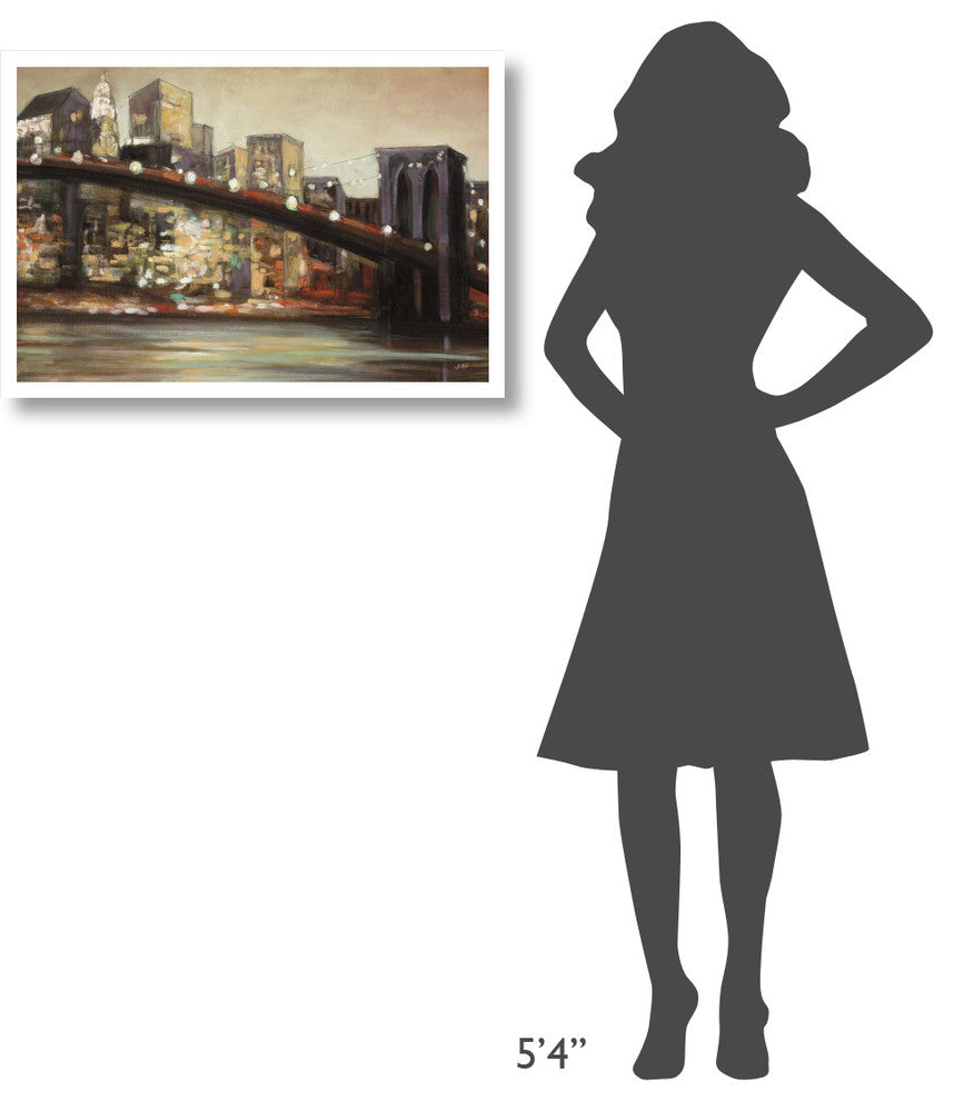 "NYC After Hours Crop" Digital Paper Print by Julia Purinton, 32"x22"