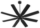 Quorum International 33608 Rosales 60" 8 Blade Indoor / Outdoor - Matte Black
