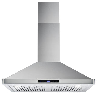 4 Piece, 30" Cooktop 30" Wall Mount Range Hood 24" Wall Oven & 24.4" Microwave