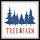 "Christmas Tree Farm" Framed Painting Print, 32x32