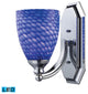 ELK Lighting 1-Light LED Vanity, Polished Chrome, Sapphire Glass
