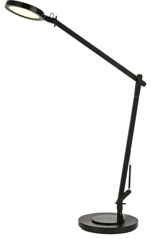 Illumen Collection 1-Light Black Finish Led Desk Lamp