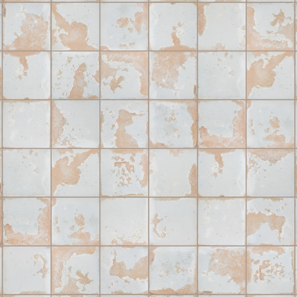 Kings Heritage Ceramic Floor and Wall Tile Sample, White