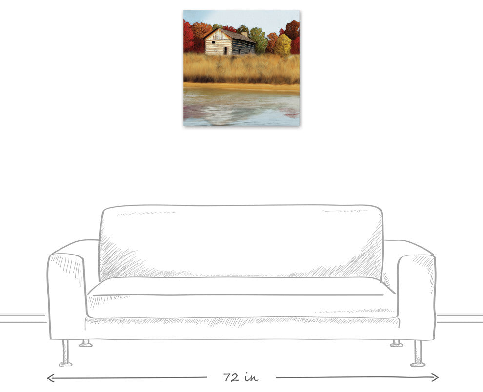 Cabin Fever 1 24"x24" Canvas Wall Art