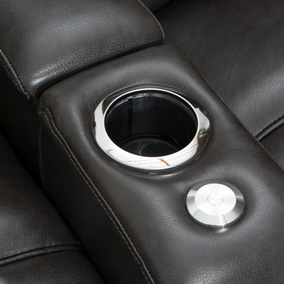 Seatcraft Monterey Home Theater Seating, Dark Gray, Row of 1