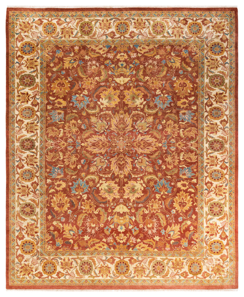 Mogul, One-of-a-Kind Hand-Knotted Area Rug Pink, 8' 5" x 10' 3"