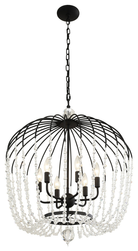 Varaluz-343P06MB-Six Light Pendant Havana Gold