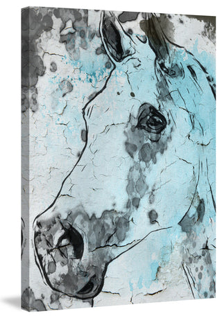 "Horse Head" Painting Print on Wrapped Canvas