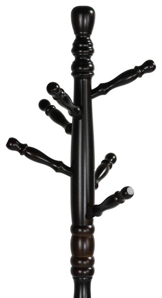Ross Wooden Swivel Coat Rack, Walnut