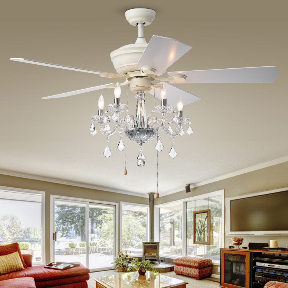 Havorand II 52-inch White Finish Ceiling Fan
