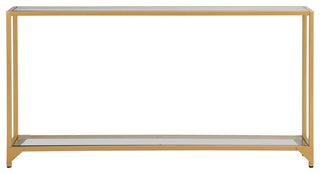 Graydon Gold Slim Console, Gold