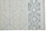 Weave & Wander Eckhart Rug, Gray/Blue, 7'9"x9'9"
