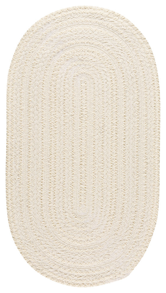 Harborview Braided Area Rug, Light Beige, 11'4"x14'4"