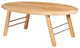 Aalto Oval Outdoor Teak Coffee Table