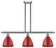 Innovations 516-3I-SN-MBD-75-RD 3 Light Island Light, Brushed Satin Nickel