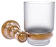 Carolina Wall Mounted Tumbler Holder, Brushed Bronze