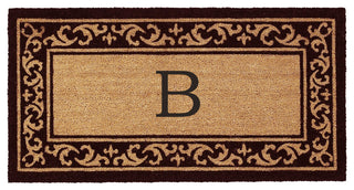 Kendall Monogram Doormat, 24"x48", B