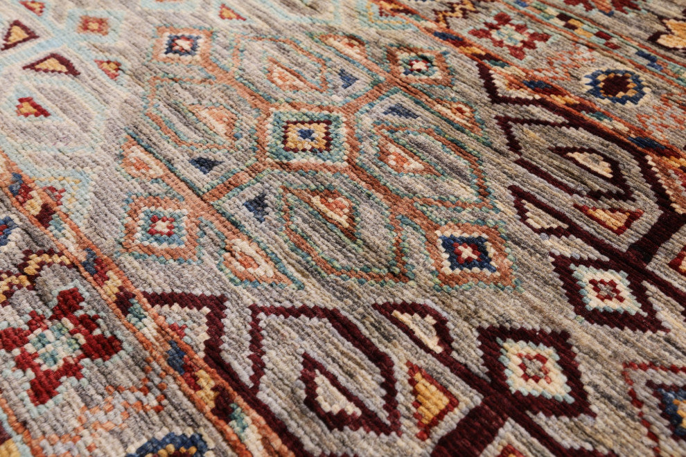 6' 9" X 9' 5" Khorjin Super Kazak Hand Knotted Wool Rug - Q12370