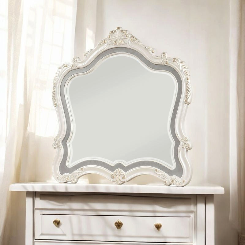Chantelle Mirror, Pearl White