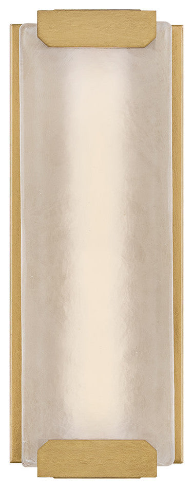 Hinkley Zayde Medium Wall Mount Lantern, Heritage Brass