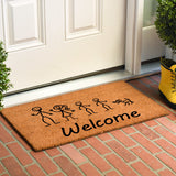 Stick Family Doormat, 24"x36"