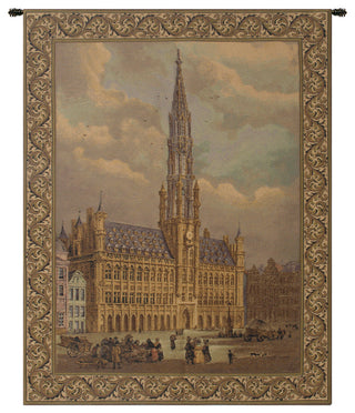 Town Hall Brussels Belgian Wall Tapestry