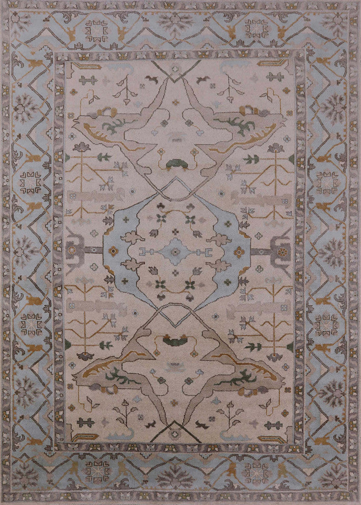 Ahgly Company Indoor Rectangle Mid-Century Modern Area Rugs, 7' x 9'