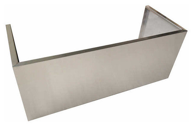 NXR Stainless Steel Range Hood Chimney Cover Extension, 30"