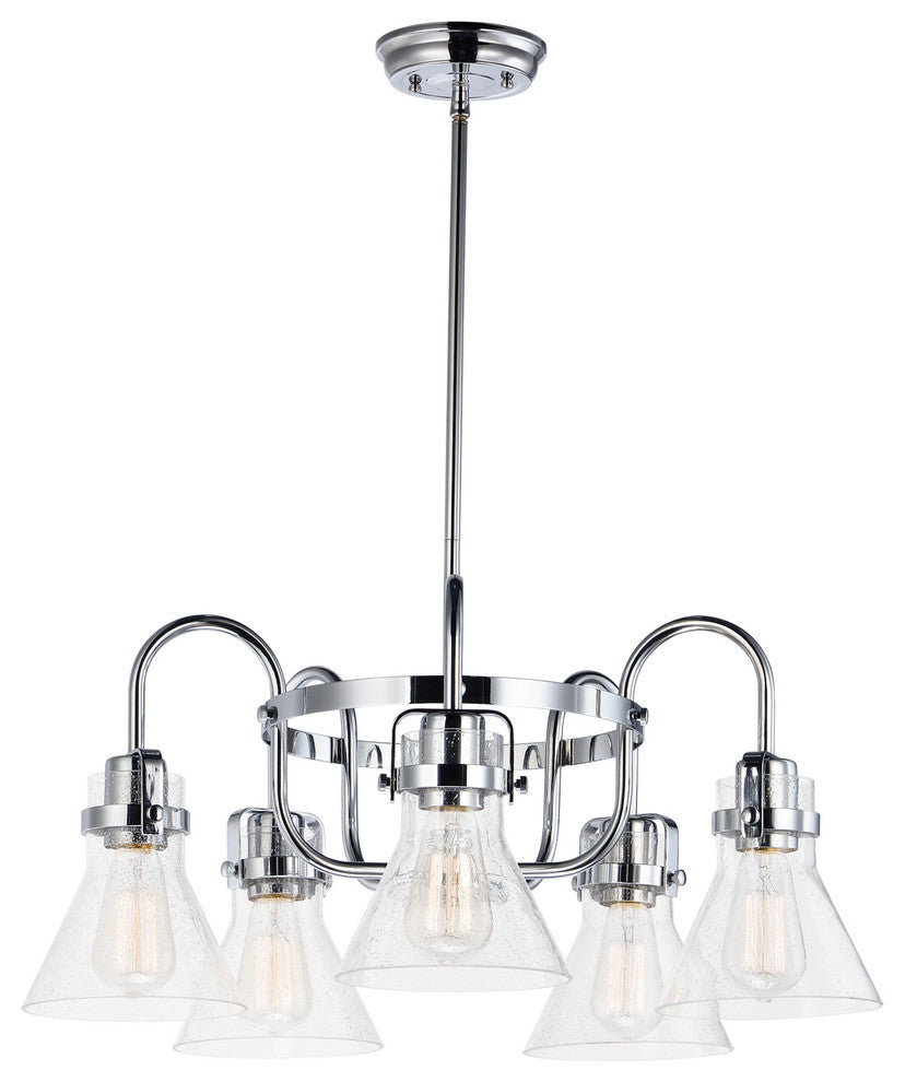 Maxim Seafarer Five Light Chandelier 26117CDPC