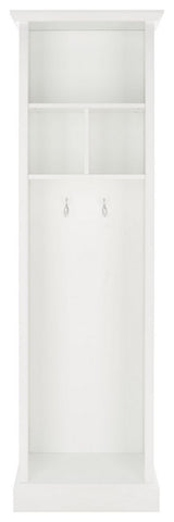 Safavieh Layli 4 Shelf 2 Hook Hall Tree, Antique White