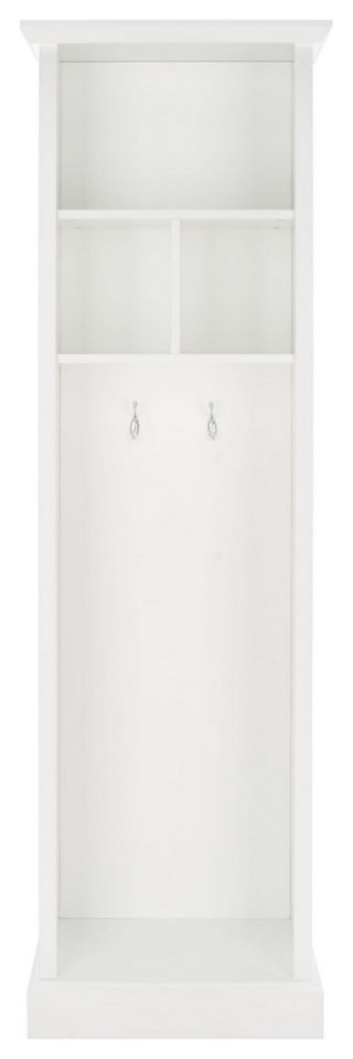Safavieh Layli 4 Shelf 2 Hook Hall Tree, Antique White