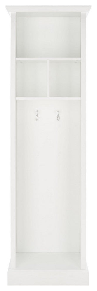 Safavieh Layli 4 Shelf 2 Hook Hall Tree, Antique White