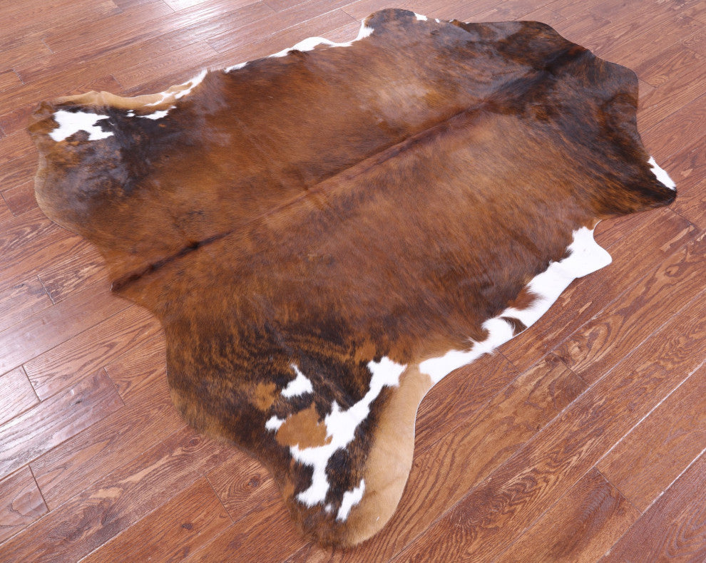 Natural Cowhide Rug 6' 9" X 6' 0" C2185