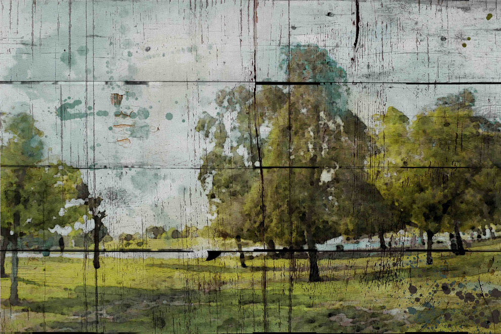 "Green Park" Painting Print on Canvas by Irena Orlov