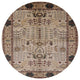 Ahgly Company Indoor Round Mid-Century Modern Area Rugs, 6' Round