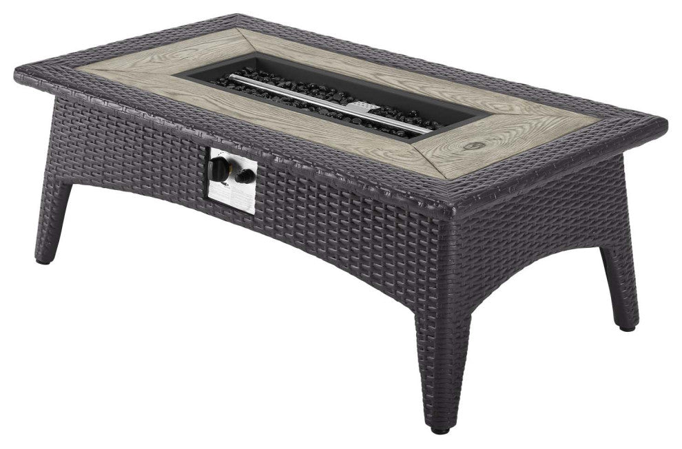 Convene 5 Piece Set Outdoor Patio with Fire Pit