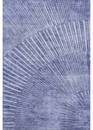 Premium Machine Washable Mayfield AMF542 Navy 8' x 10' Rug