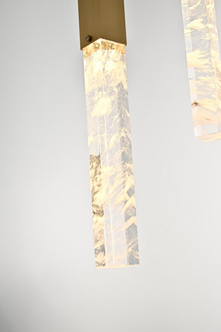 Elegant Lighting 2089D20 Aurora 20"W Crystal Chandelier - Black