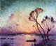 Ferdinand Du Puigaudeau Sunset at Briere, Gallery Wrapped Canvas, 20"x25"