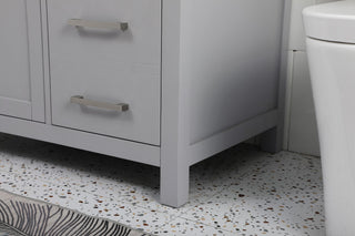 36" Single Bathroom Vanity, Grey