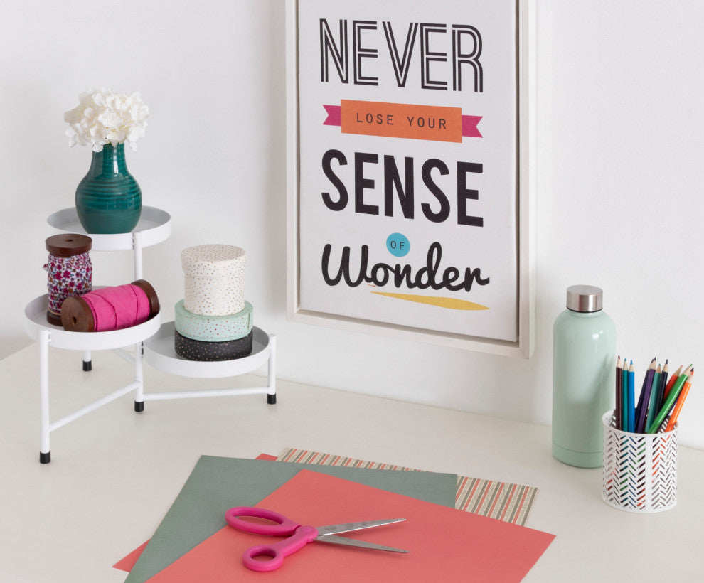 Finn Tiered Tabletop Planter, White