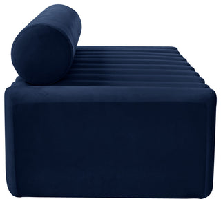 Melody Velvet Upholstered Chair, Navy, Sofa
