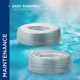 Alpine Wall PVC Clear Tubing, 5.12"Tall